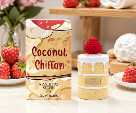 Arabiyat Sugar Coconut Chiffon EDP 100ml – Unisex Perfume with Coconut, Jasmine, Vanilla, Butter & Musk - Maison Oud & Co.