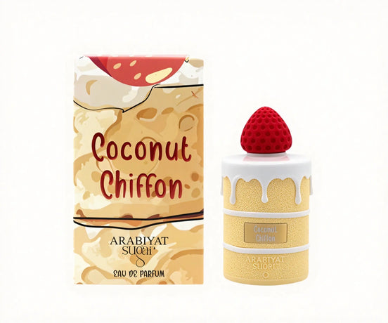 Arabiyat Sugar Coconut Chiffon EDP 100ml – Unisex Perfume with Coconut, Jasmine, Vanilla, Butter & Musk - Maison Oud & Co.