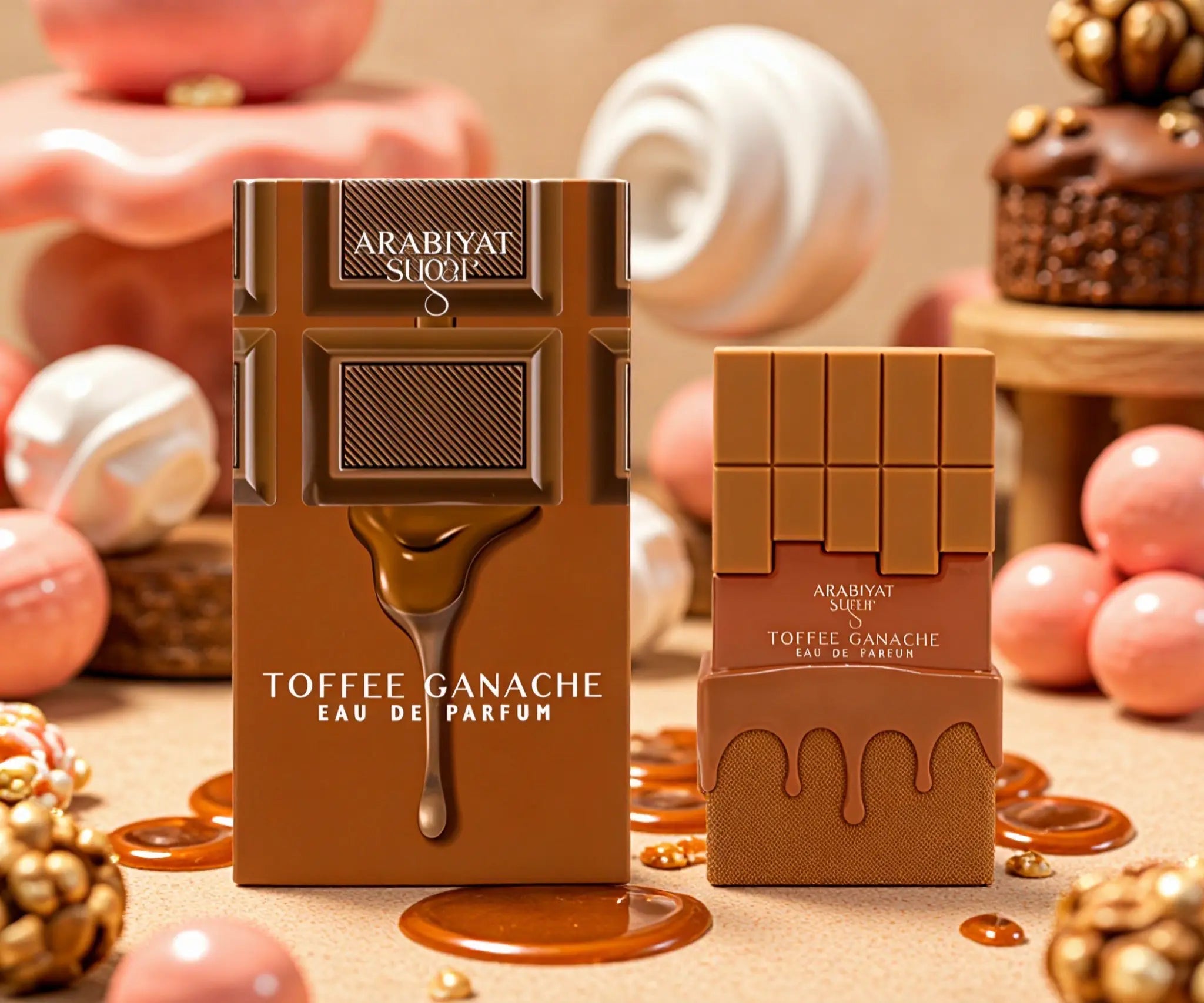 Arabiyat Sugar Toffee Ganache EDP 100 ml | Unisex Gourmand Vanilla-Butter Coffee Note - Maison Oud & Co.