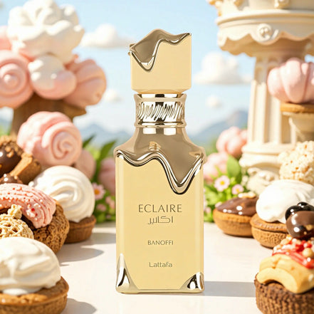 Lattafa Eclaire EDP Spray 100ml – Gourmand Caramel Vanilla - Maison Oud & Co.